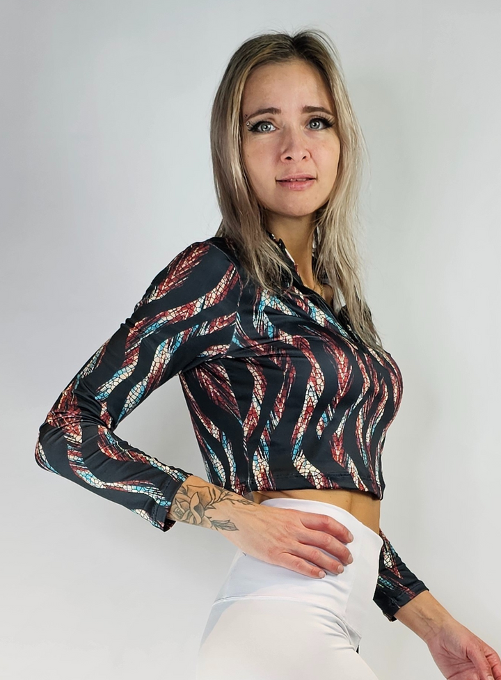 Long Sleeve Activewear blouse