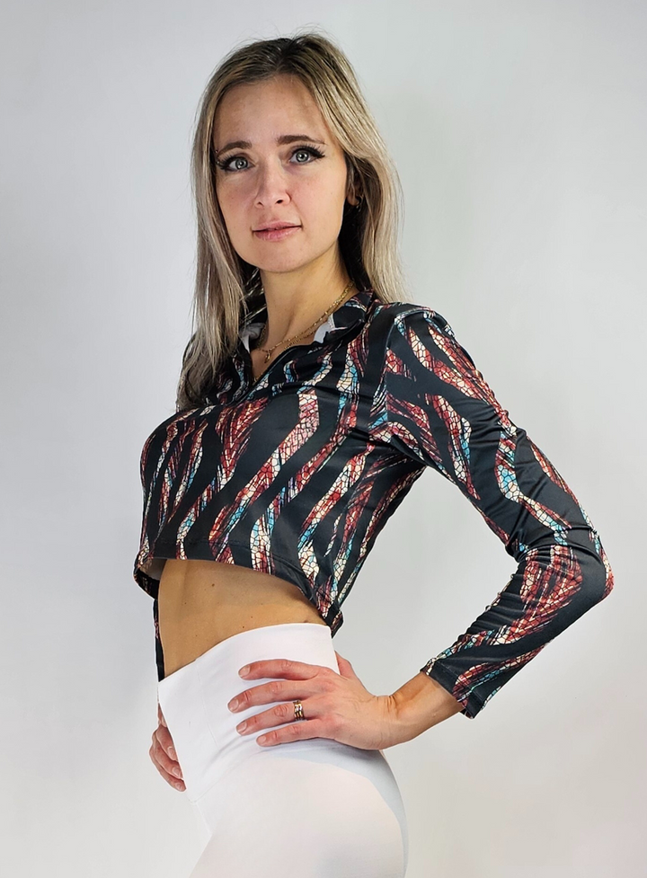 Long Sleeve Activewear blouse