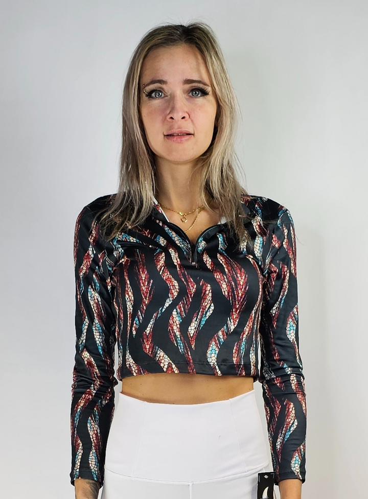 Long Sleeve Activewear blouse