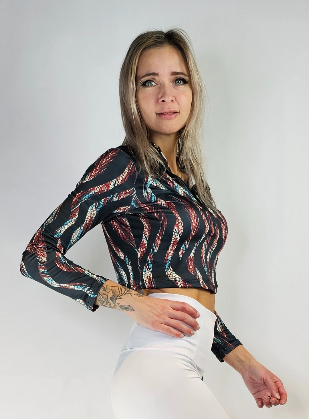 Long Sleeve Activewear blouse