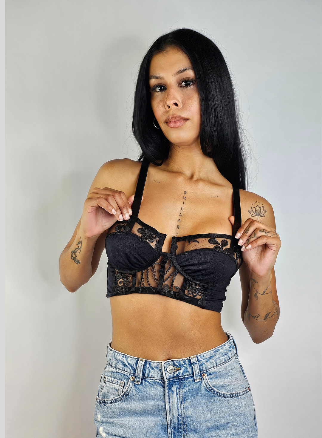 Blouse Croptop with transparences