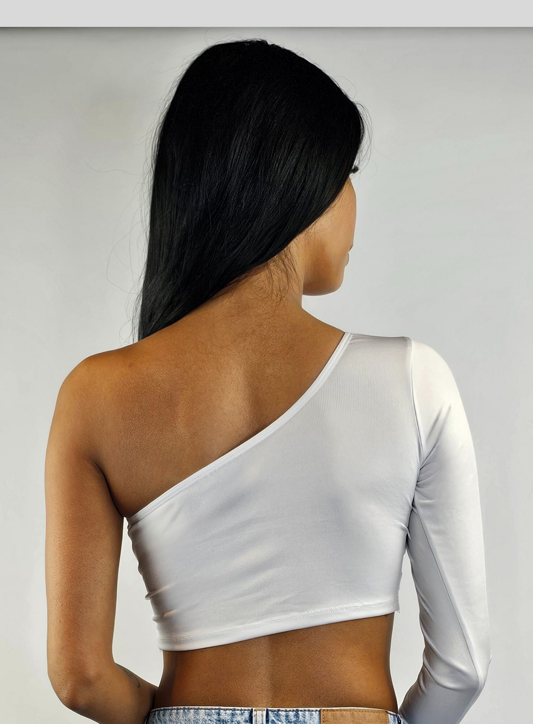 One Long Sleeve Lace Blouse