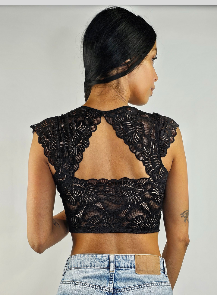 Lace Blouse short sleeve