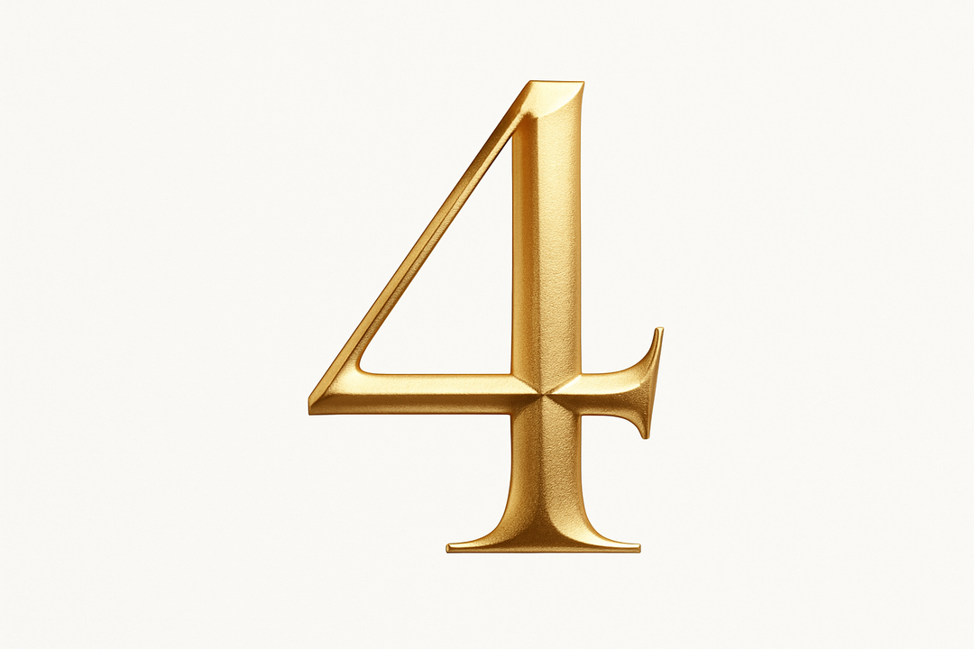 4 ( golden color, elegant style and white backgrpund)