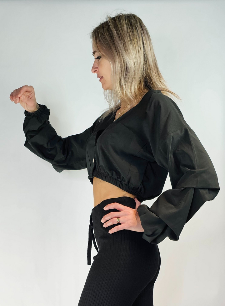 Serene Charm V-Neck Blouse