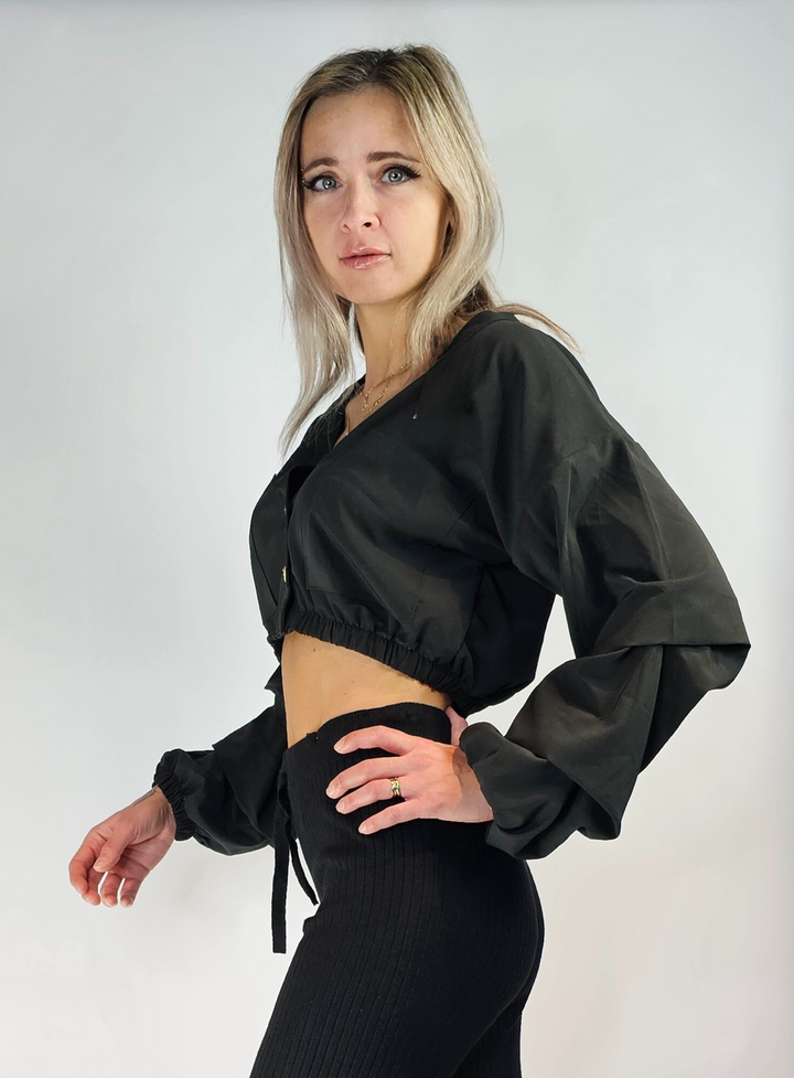 Serene Charm V-Neck Blouse