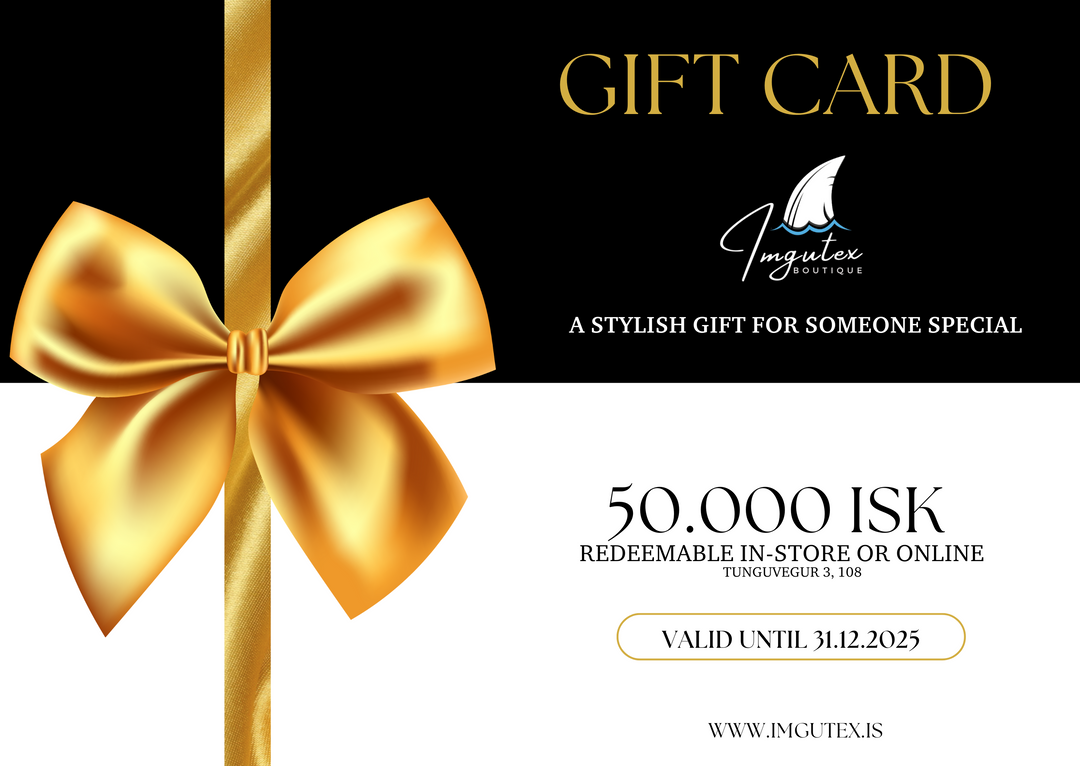 A stylish gift for someone special. Imgutex Gift Card
